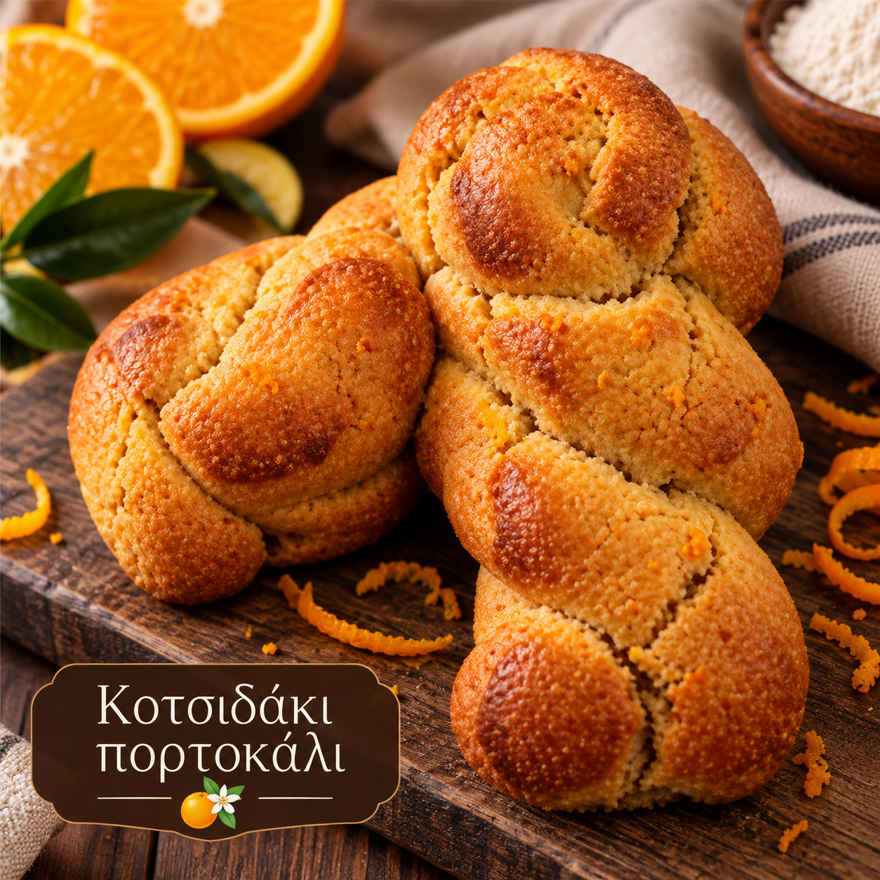 Biscuit Orange Braid 3.5 kg