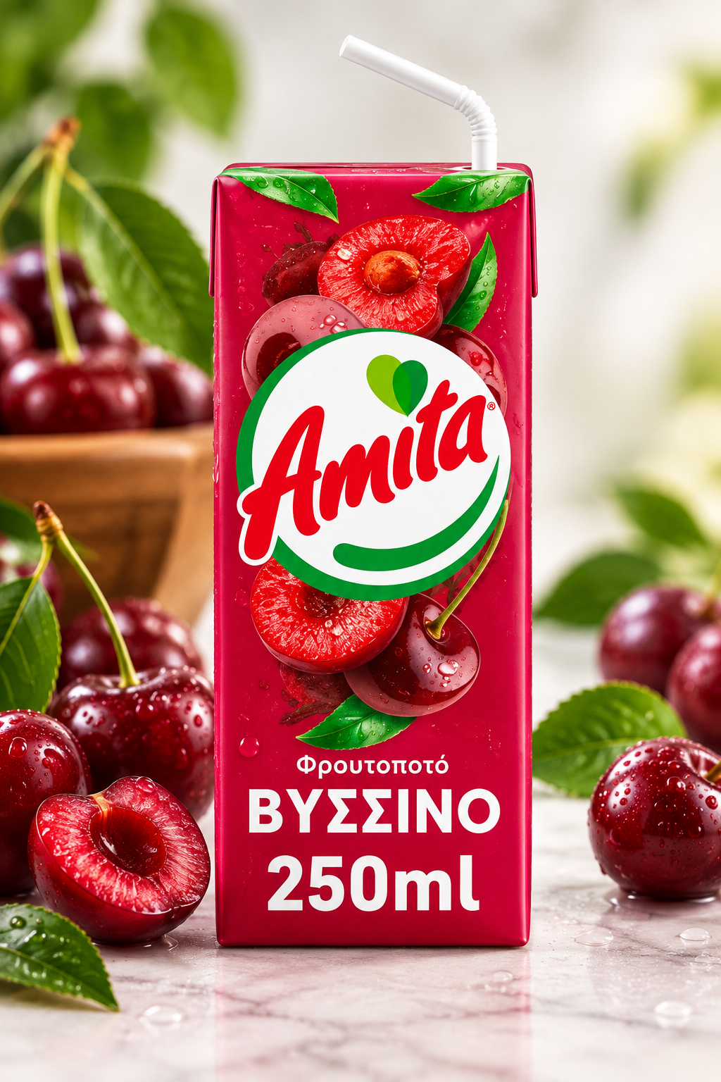 Amita Cherry 27x250ml