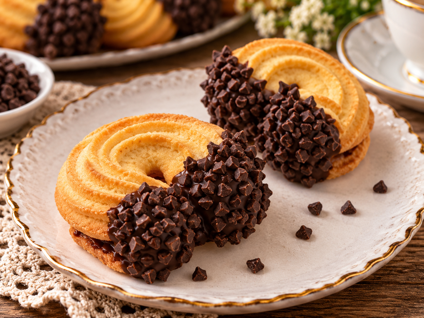 Petit four Petal with stairs 4kg