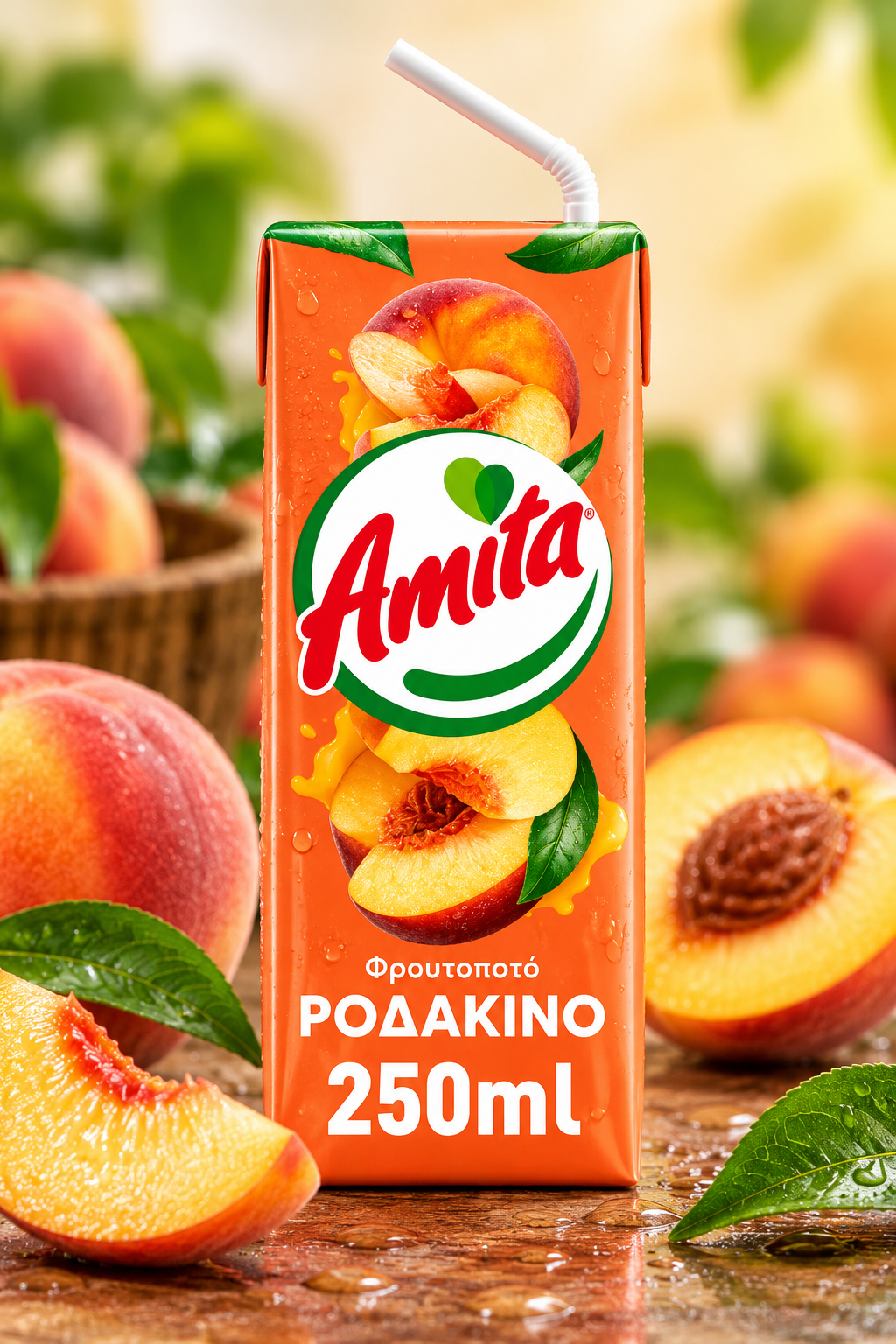 Amita Peach 27x250ml